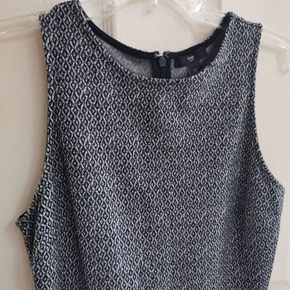 Navy Print Fit and Flare Dress by Gap - Picture 2 of 5